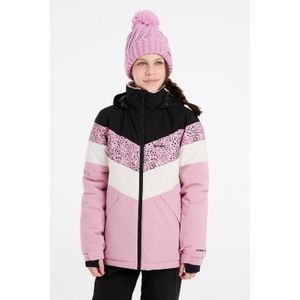 Protest ski-jack PRTFUGY JR roze/zwart/wit