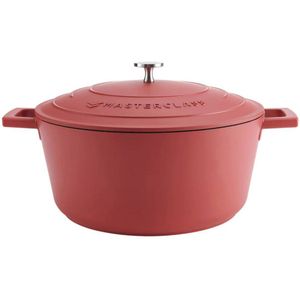 MasterClass gietaluminium braadpan (Ø28 cm) (5L) (lichtgewicht) - rood