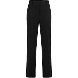 Expresso wide leg regular waist pantalon zwart