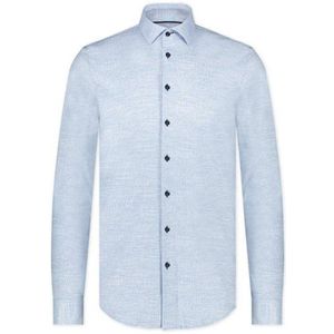 Blue Industry gemêleerd slim fit overhemd