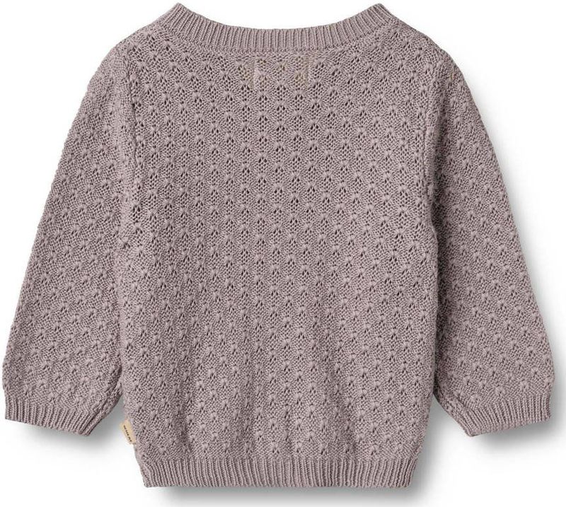 WHEAT Gebreid vest 'Magnella'  purper