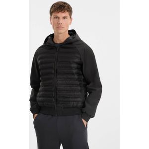 Anytime hybrid gewatteerde jas donkergrijs