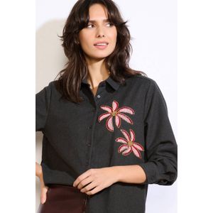 LOLALIZA blouse antraciet