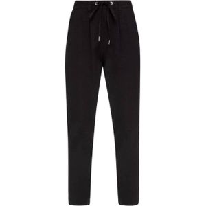 Q/S by s.Oliver high waist tapered fit pantalon zwart