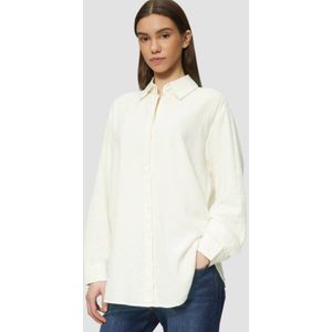 Blouse - Effen - Linnen - Lange Mouw - Losse Pasvorm