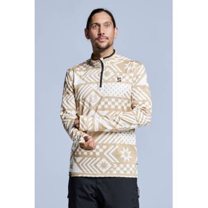 Poederbaas ski pully CL ecru/wit