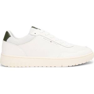 Tommy Hilfiger leren sneakers ecru