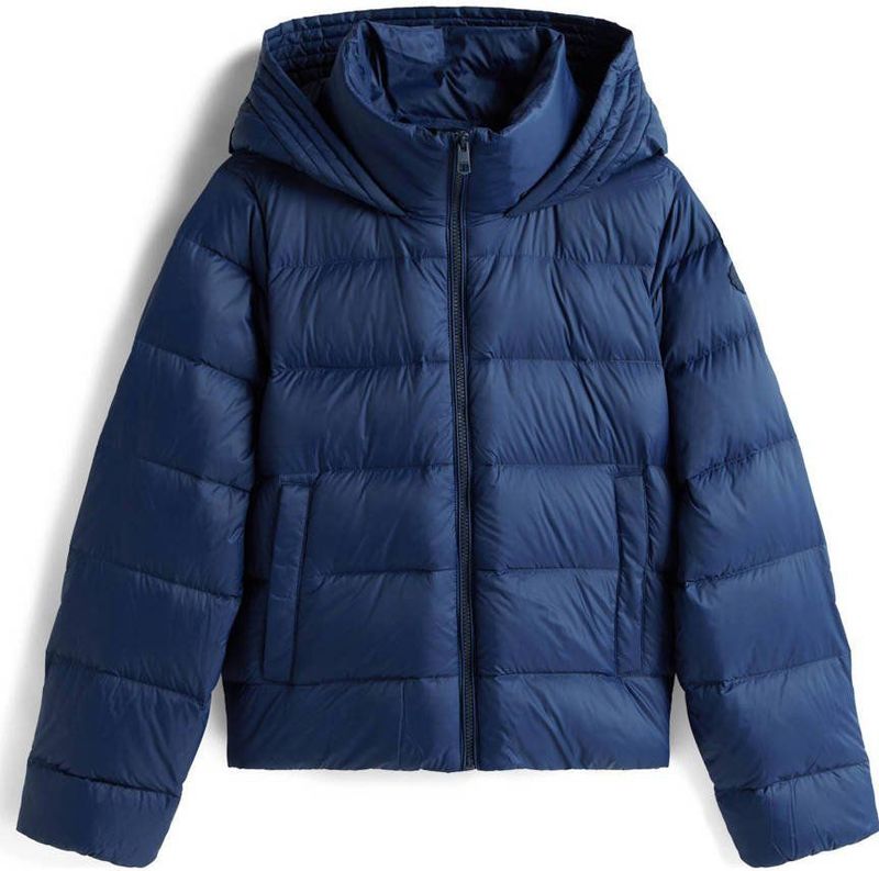TOMMY HILFIGER - Gewatteerde Jas - Donkerblauw - Winterjas