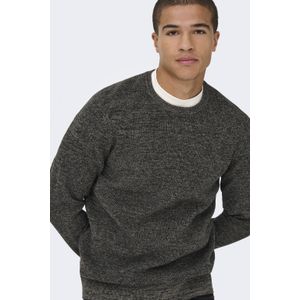ONLY & SONS gebreide trui donkergroen