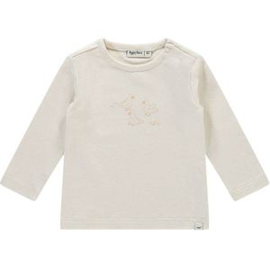 Babyface baby longsleeve met printopdruk ecru