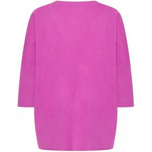 CLAUDIA BY CLAUDIA STRÄTER trui fuchsia gebreid