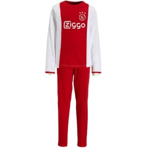 Ajax pyjama rood/wit