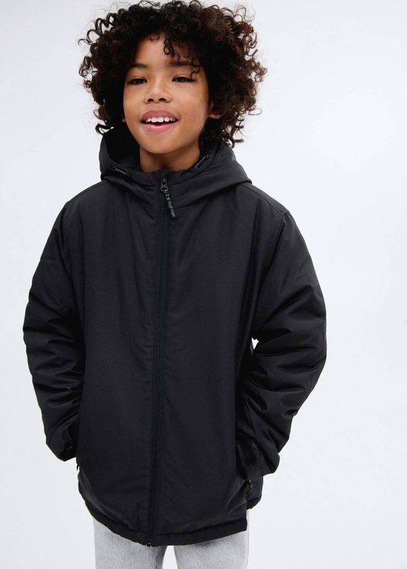 Mango - Gewatteerde Jas - Zwart - Kids