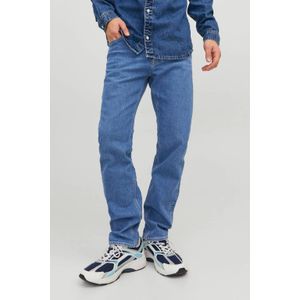 JACK & JONES JEANS INTELLIGENCE tapered fit jeans JJIMIKE blue denim