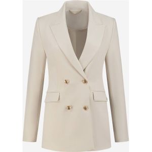 NIKKIE getailleerde blazer van gerecycled polyester wit