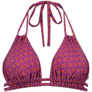 ten Cate Beach TC WOW voorgevormde triangel bikinitop paars/rood