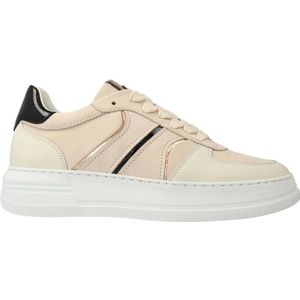 Red Rag leren sneakers beige