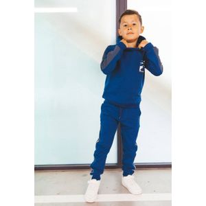 TYGO & vito - Bas - Jogpant - Blauw - 100% Biologisch Katoen