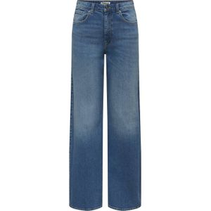 ONLY high waist wide leg jeans light blue denim