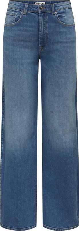 ONLY high waist wide leg jeans light blue denim