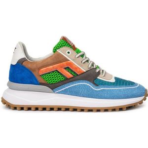 Floris van Bommel Noppi 29.33 sneakers blauw/oranje