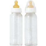 Hevea Baby glass bottle 240ml - 2 pack