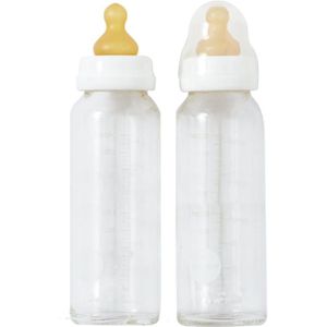 Hevea Baby glass bottle 240ml - 2 pack