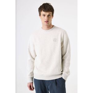GARCIA - Effen Sweater - Wit - Lange Mouw