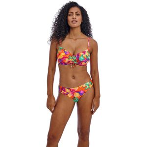 Freya bikinibroekje Sun Haze rood/groen/roze