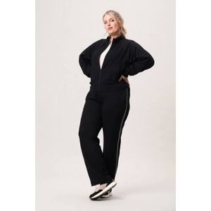 Miss Etam Plus straight regular waist pantalon zwart