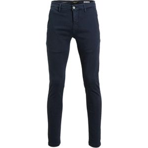 REPLAY slim fit chino ZEUMAR donkerblauw