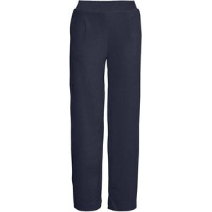 ICHI ribgebreide relaxed fit broek IHTAMARY donkerblauw