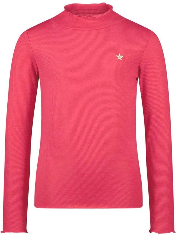 Like Flo - Longsleeve - Fuchsia - Rib Gebreid