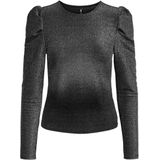 ONLY MATERNITY zwangerschaps glitter top met glitter zilver