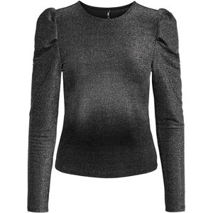 ONLY MATERNITY zwangerschaps glitter top met glitter zilver