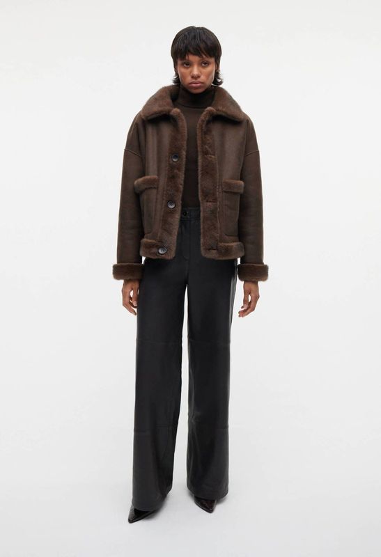 Studio AR by ARMA - Teddy Jas - Donkerbruin - Winterjas