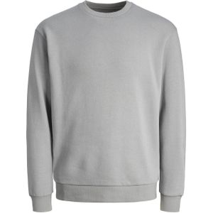JACK & JONES ESSENTIALS sweater JJEBRADLEY met logo ultimate grey