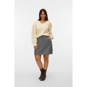 VERO MODA CURVE - Mini Rok - Grijs