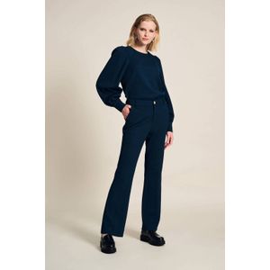 POM Amsterdam regular waist pantalon donkerblauw