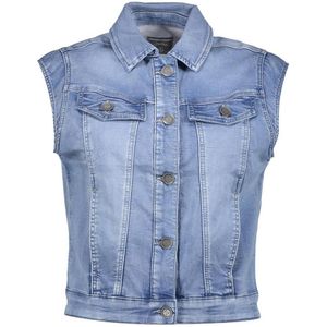 Geisha gilet light blue denim