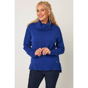 gardeur trui blauw gebreid