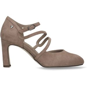 No Stress suede pumps beige