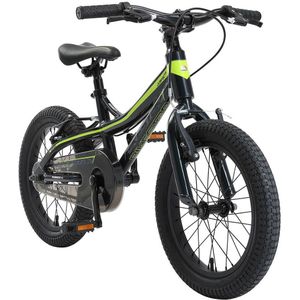 BikeStar Mountainbike alu kinderfiets 16 inch zwart /groen