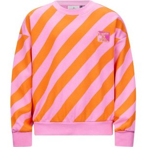 Retour Jeans gestreepte sweater Vivian oranje/roze