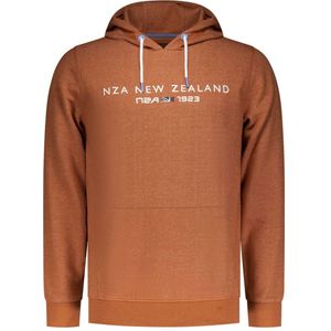 New Zealand Auckland hoodie David met logo oranje