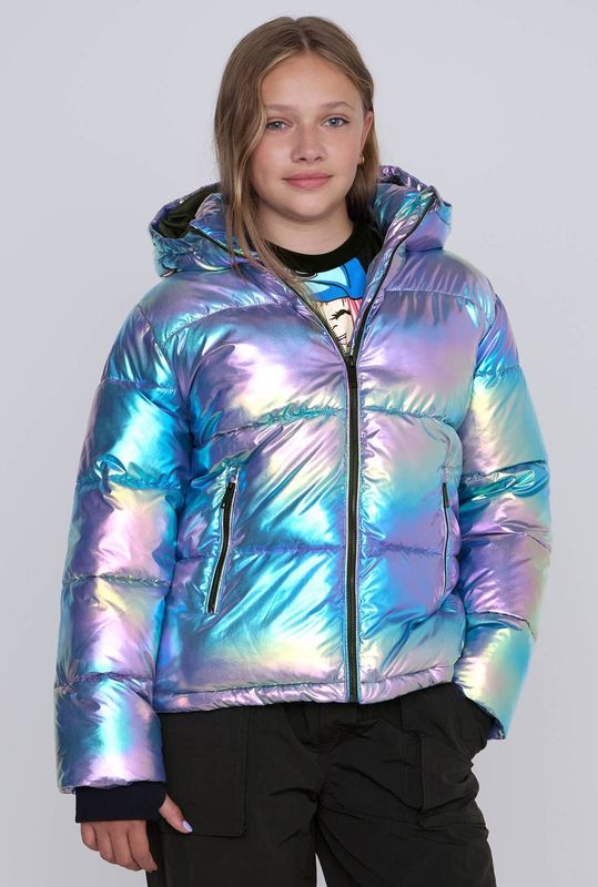 Coolcat Puffer Winterjas Jessica Metallic Oil