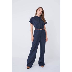 Est'seven jumpsuit dark blue denim