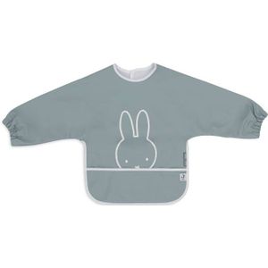 Jollein waterproof slab met mouw Miffy Peekaboo - Sea Green