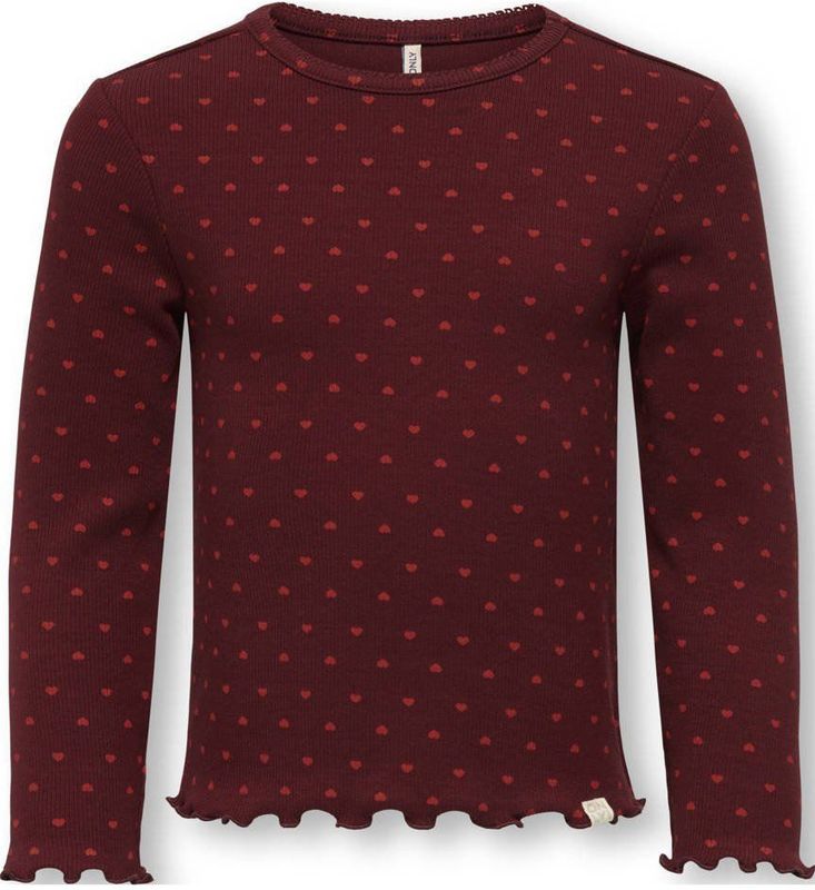 ONLY MINI - Kmgtrinny - Top - O-hals - Lange Mouwen - Tight Fit