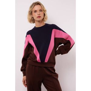 FLURESK sweater donkerblauw